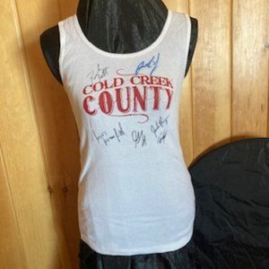 Cold Creek County autographed tank top and CD